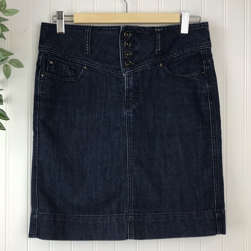MAKERS OF TRUE ORIGINAL Denim Thigh Skirt - SZ 27